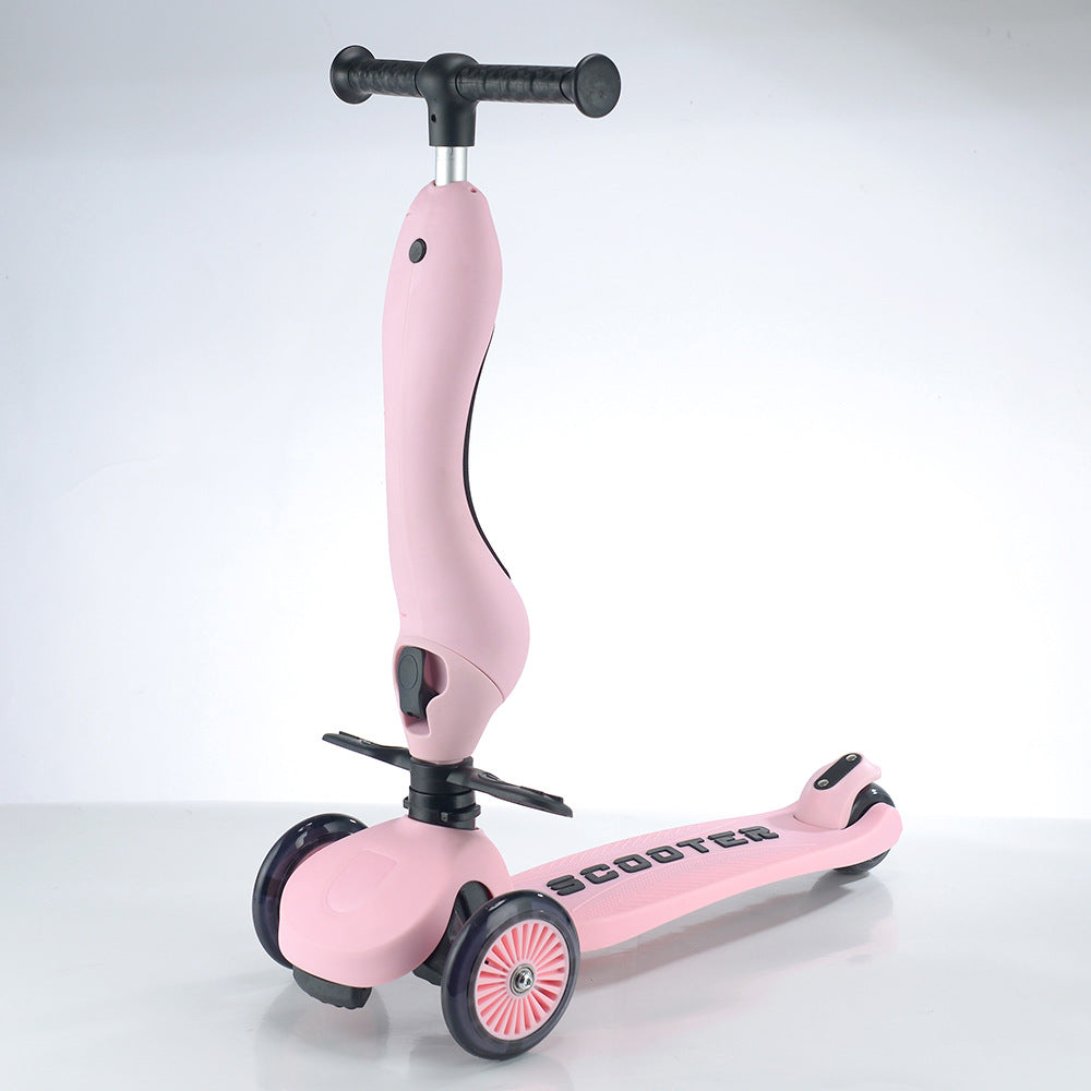 Versatile Three-Wheel Kick Scooter Bowlift