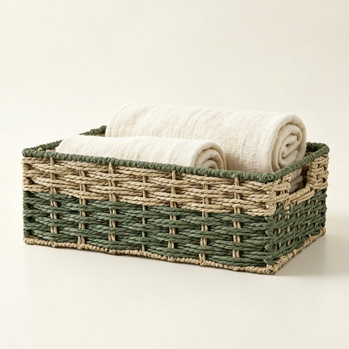 Handcrafted storage basket made of natural material Bowlift