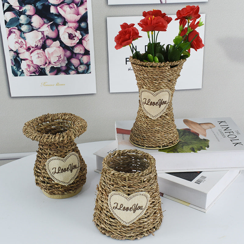 Handcrafted Natural Woven Storage Basket Bowlift