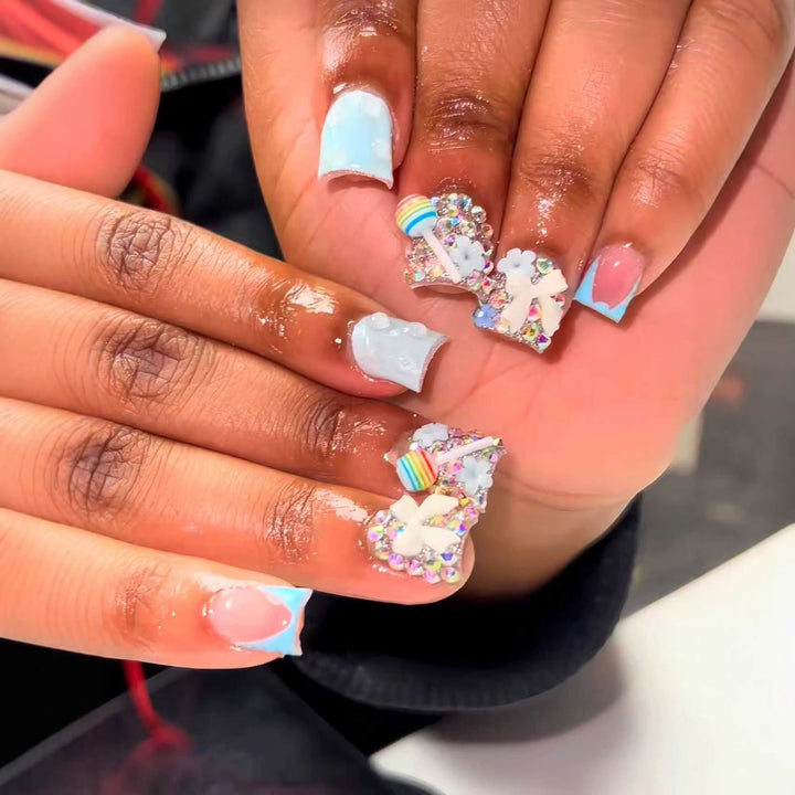 Glamorous Decorative Nail Art Enhancements Bowlift
