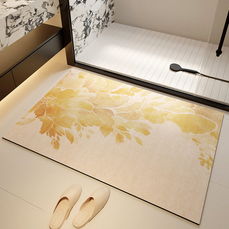 Artistic Bathroom Mat Bowlift