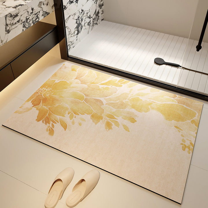 Artistic Bathroom Mat Bowlift