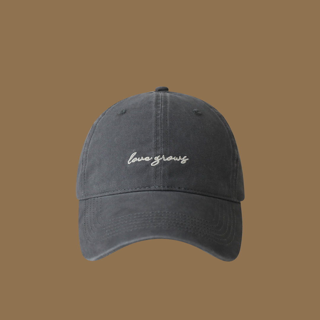Women's Casual Adjustable Cap with Inspirational Quote Bowlift