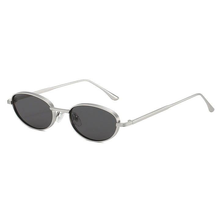 Fashion-Forward Oval Frame Sunglasses Bowlift