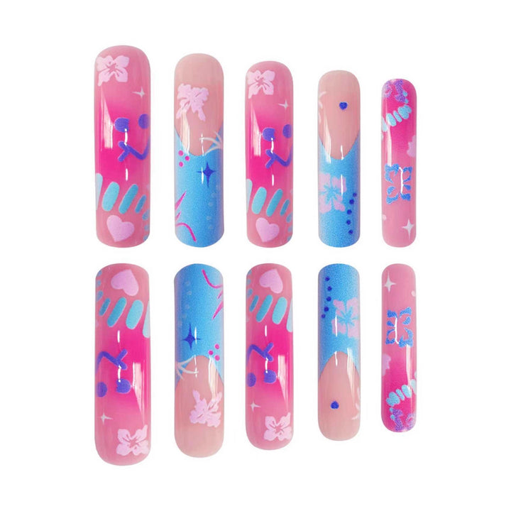 Artistic Long Acrylic Nail Enhancements Bowlift 1787977718
