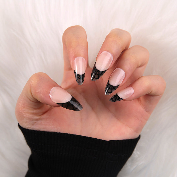 Artificial nails with floral minimalism Bowlift