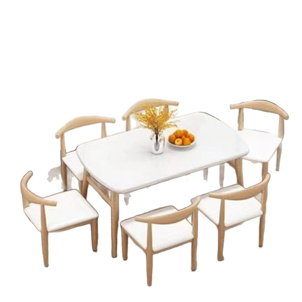 Modern Rectangle Dining Table Bowlift