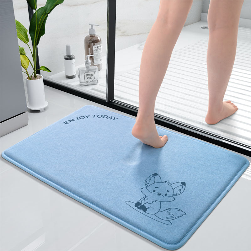 Cute Animal Design Bath Mat Bowlift