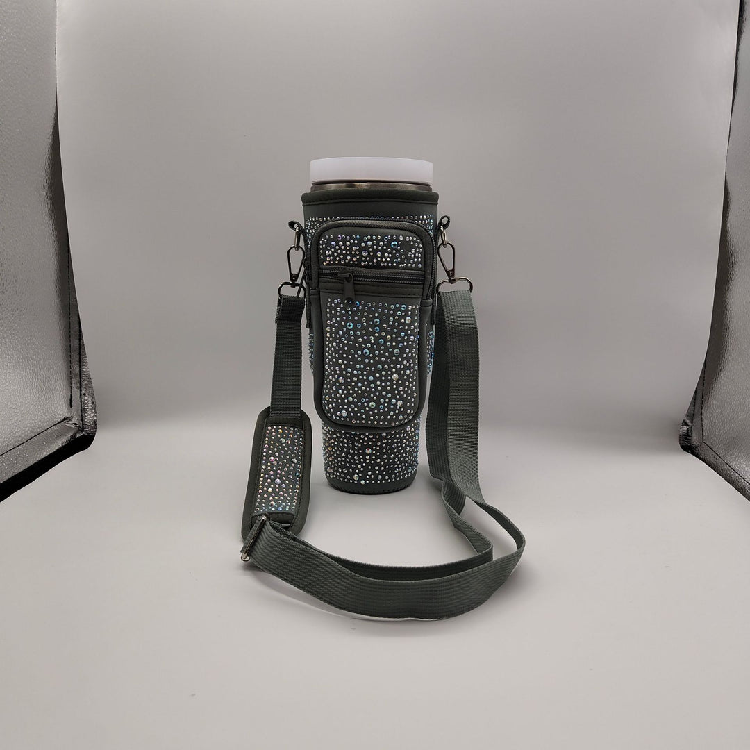 Ladies Glittering Drink Container Bag with Versatile Functionality Bowlift