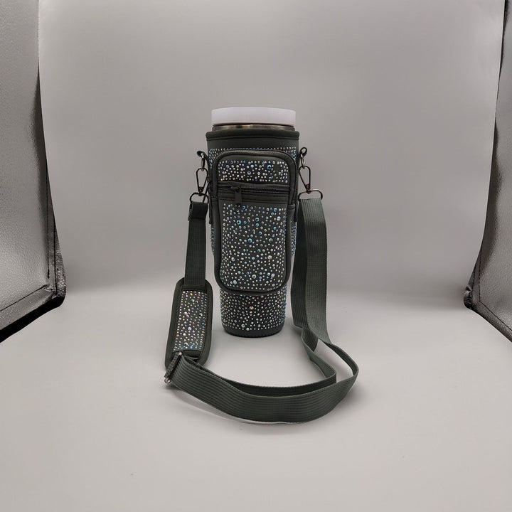 Ladies Glittering Drink Container Bag with Versatile Functionality Bowlift