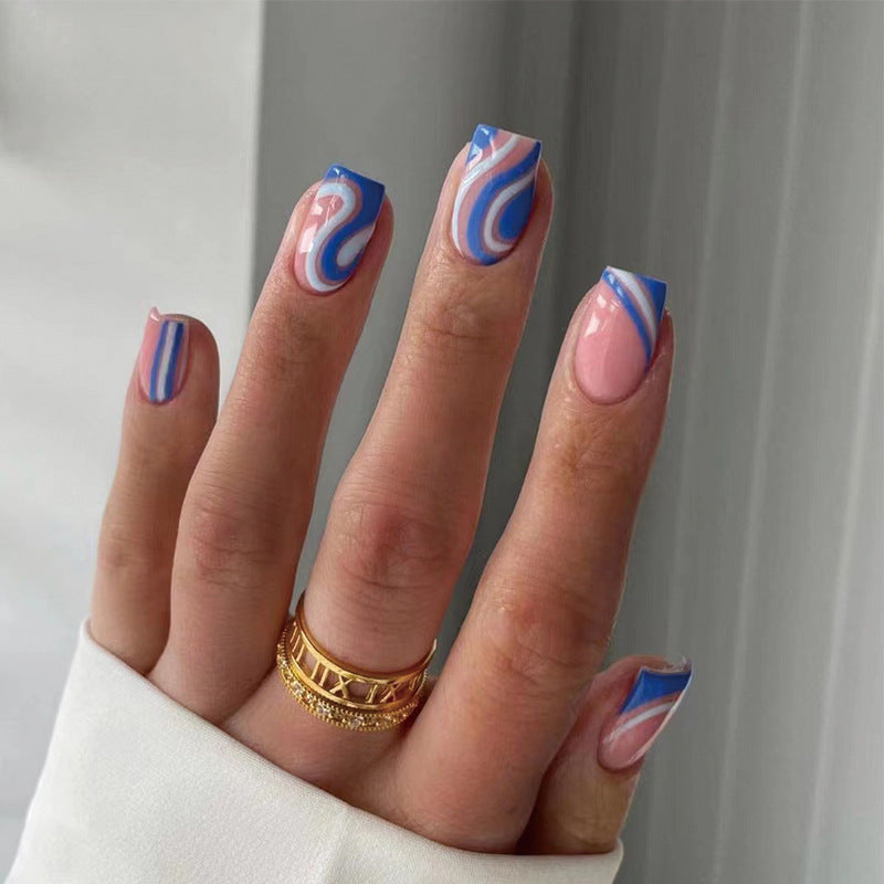 Creative Nail Art with Abstract Designs Bowlift