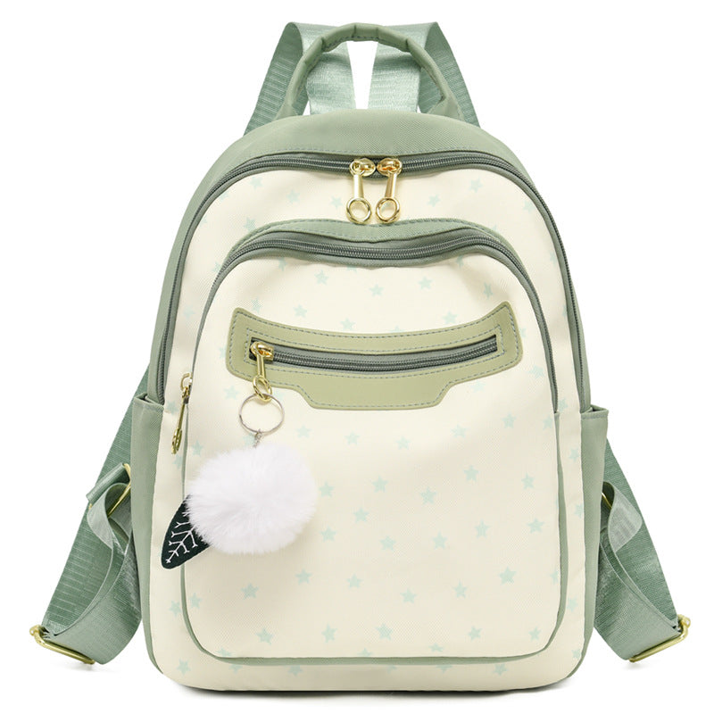 Chic Star Patterned Backpack Bowlift