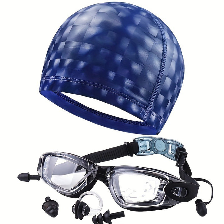 Professional swimming set with high-performance goggles and safety earplugs Bowlift