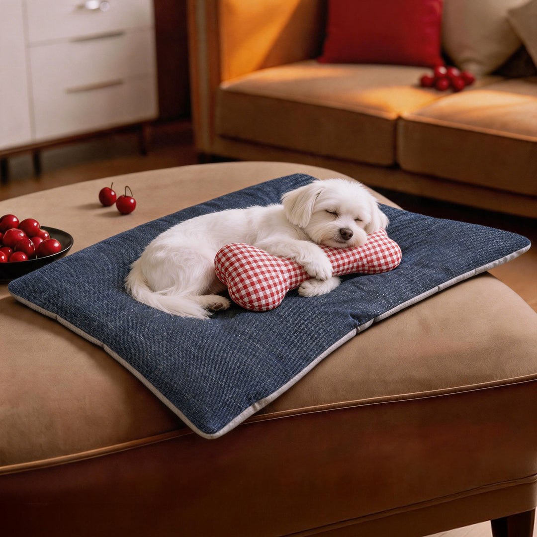 Unisex Playful and cozy pet mat with cushion shapes Bowlift