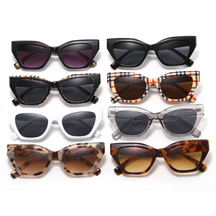Women’s asymmetrical oversized sunglasses with trendy frame Bowlift