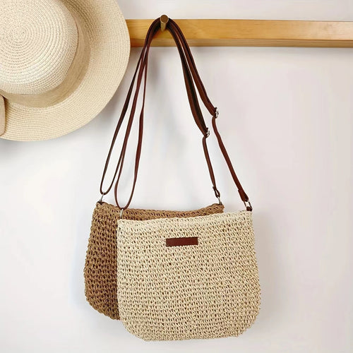 Handcrafted Rattan Crossbody Bag Bowlift