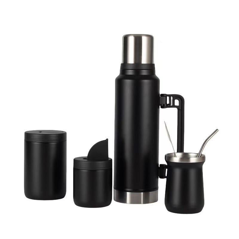 Women Stylish Thermos with Practical Drinking Cup Set Bowlift