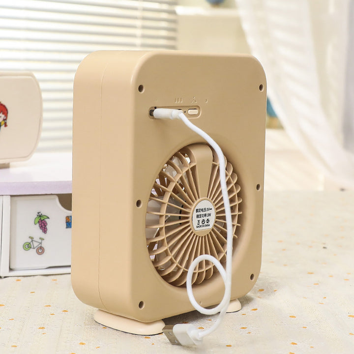 Women's Portable Mini Fan with Animal Design Bowlift