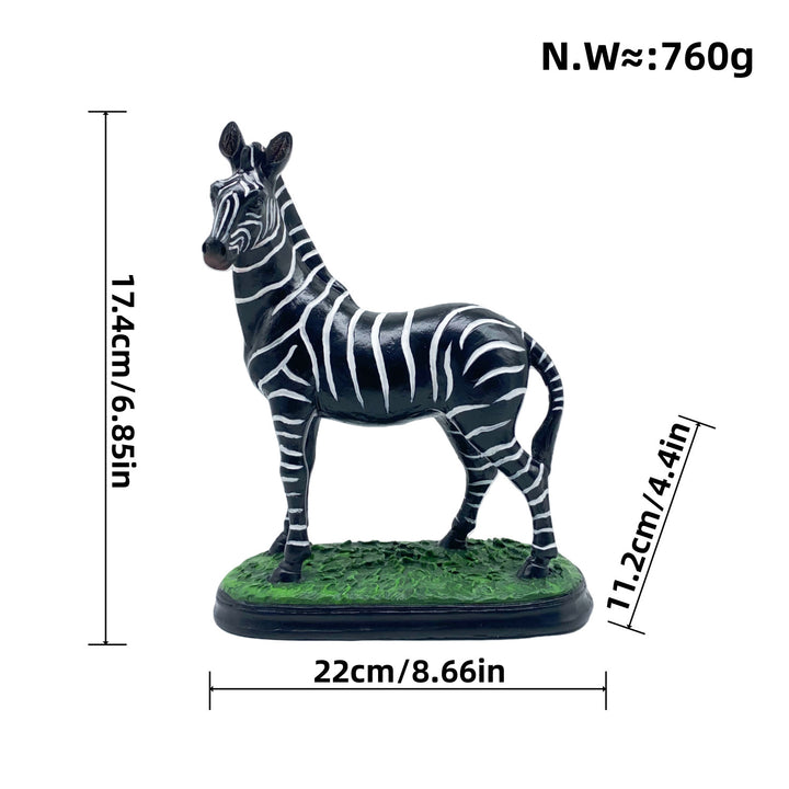 Decorative Zebra Figure Bowlift