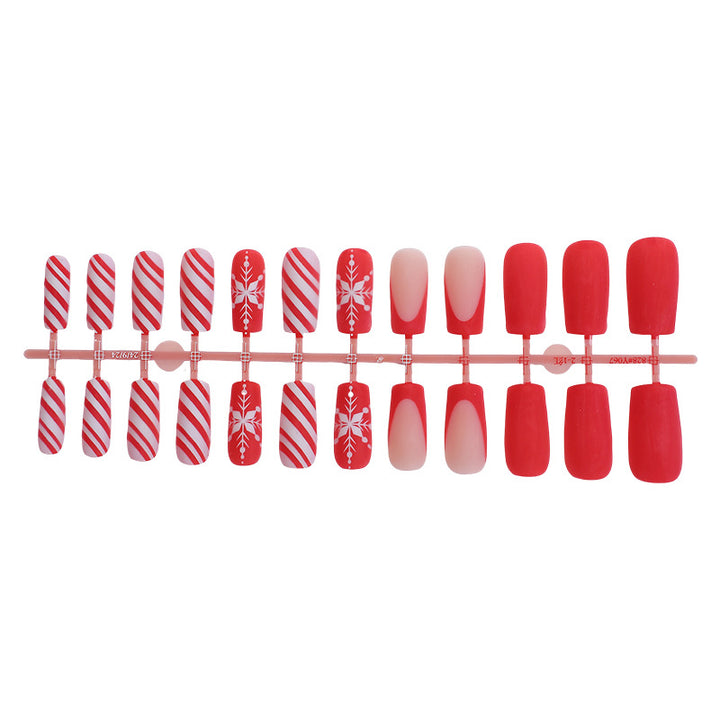 Festive Holiday Press-On Nail Set Bowlift 1788495649