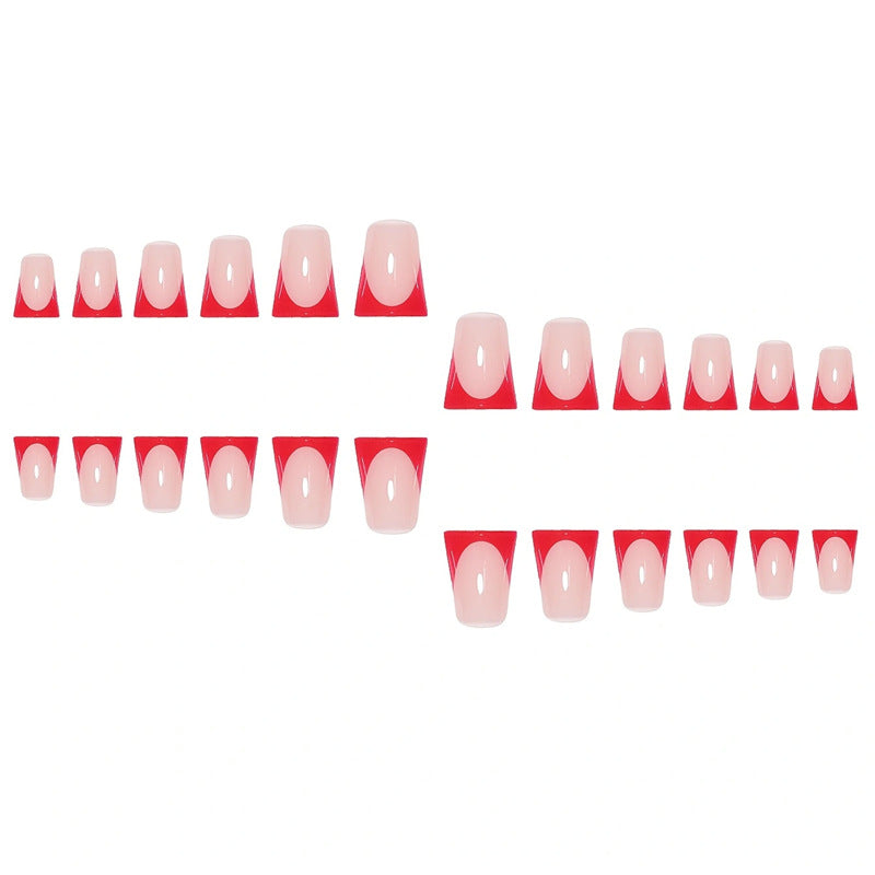 Artistic Square Press-On Nails Bowlift