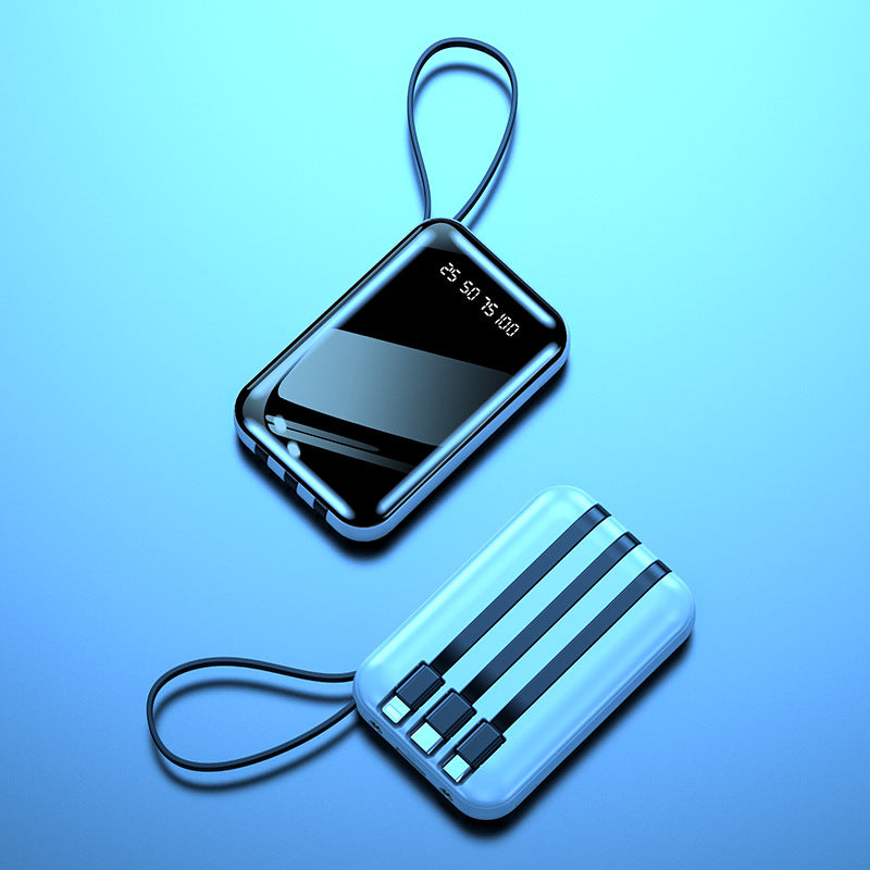 High-performance power bank with digital display and multifunctional connections Bowlift
