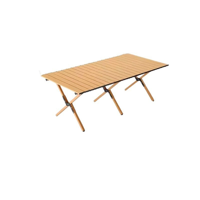 Foldable Camping Table with Stable Aluminum Construction Bowlift
