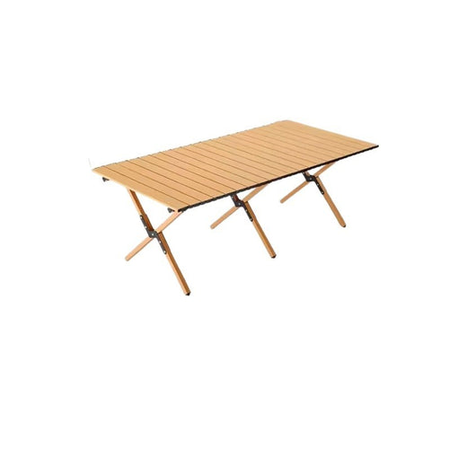 Foldable Camping Table with Stable Aluminum Construction Bowlift