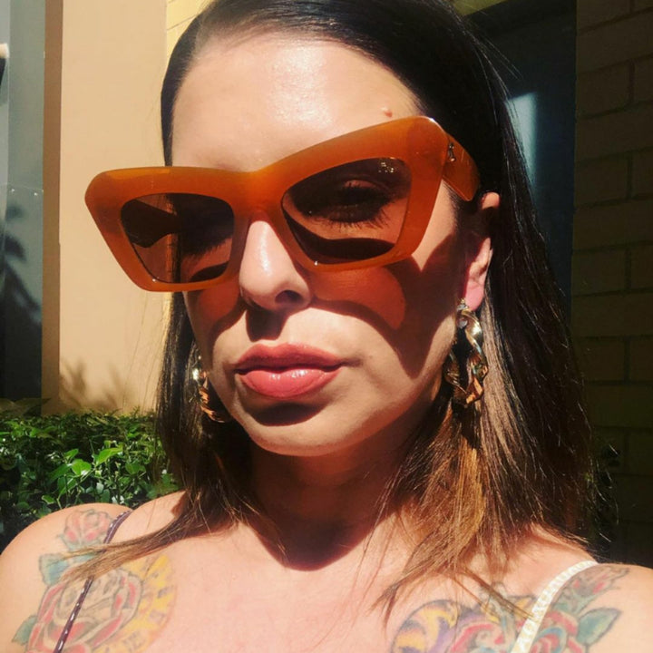 Women's trendy geometric sunglasses Bowlift