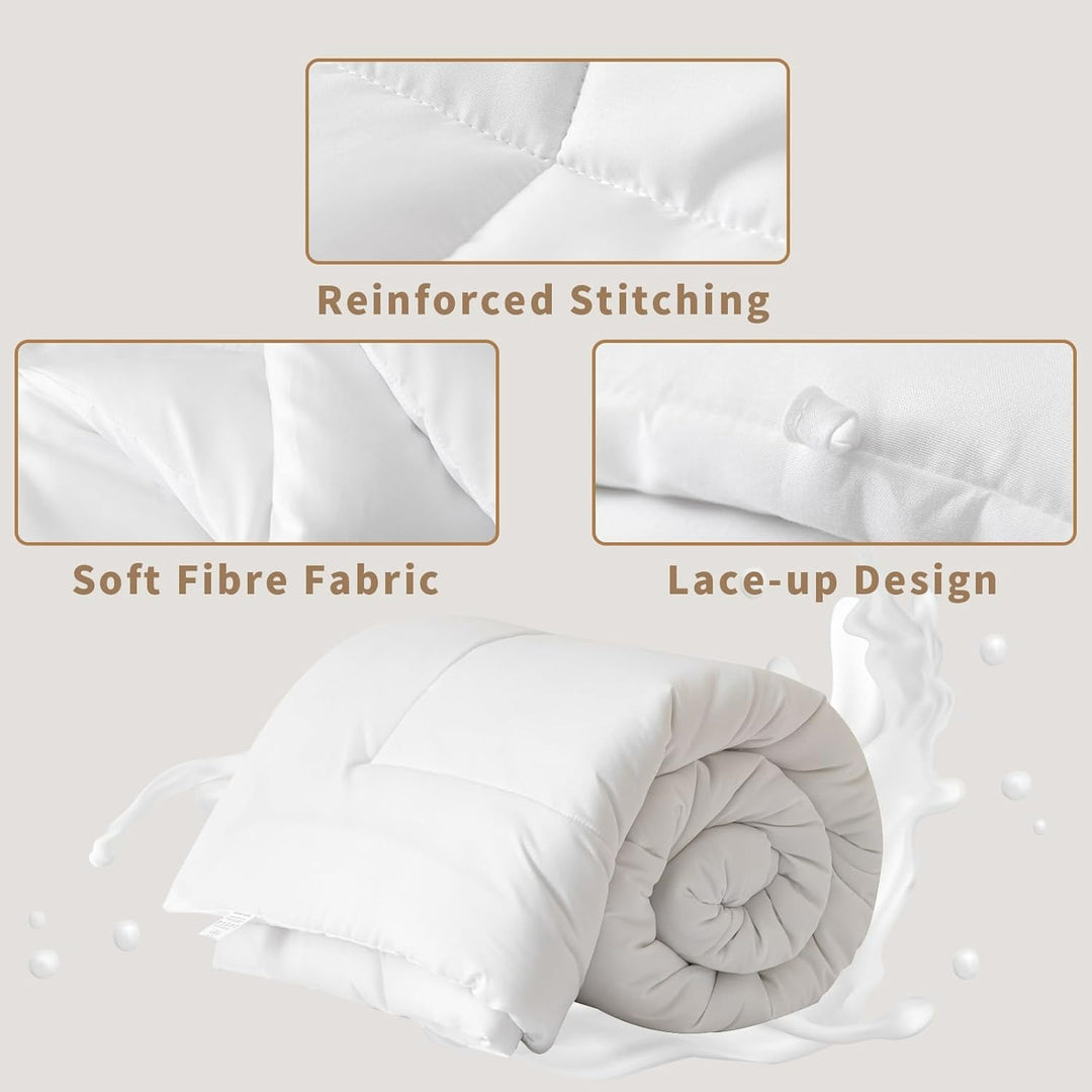 Luxurious All-Season Goose Down Alternative Comforter Bowlift