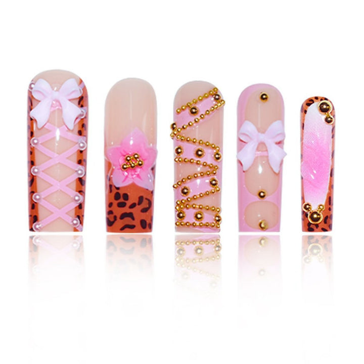 Decorative Press-On Nail Art Set Bowlift 1787368939