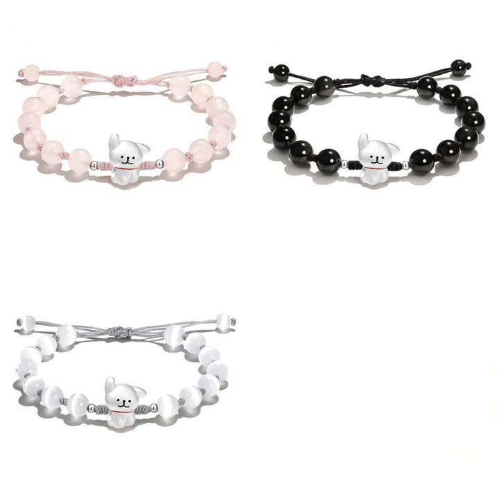 Adjustable Cute Dog Charm Bracelet Bowlift