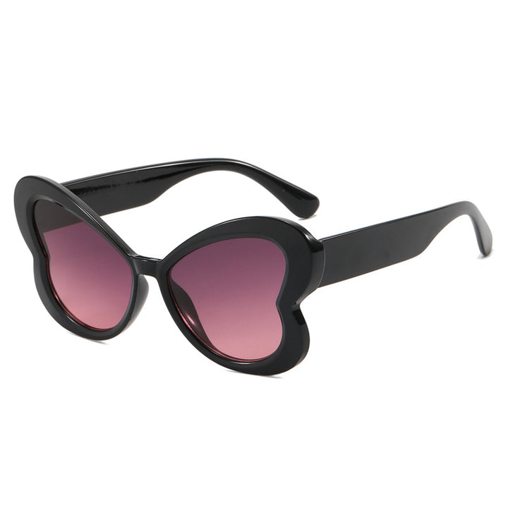 Women's oversized sunglasses in playful butterfly design Bowlift