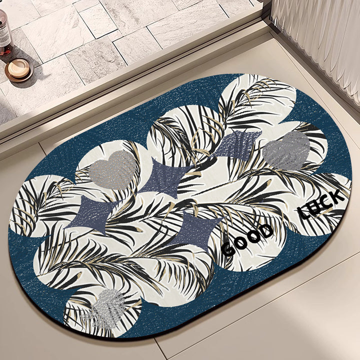 Decorative Motivational Bath Mat Bowlift