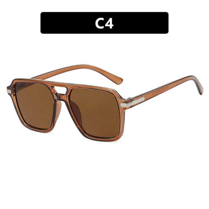 Women's fashionable rectangular sunglasses with stylish design and UV protection Bowlift