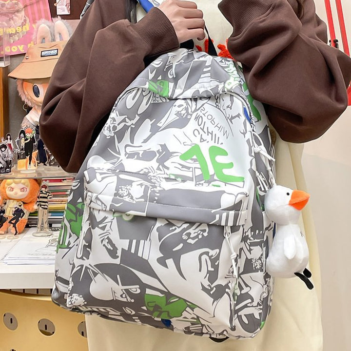 Backpack in Modern Comic Design Bowlift