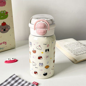 Ladies children's drinking bottle with cheerful animal design Bowlift
