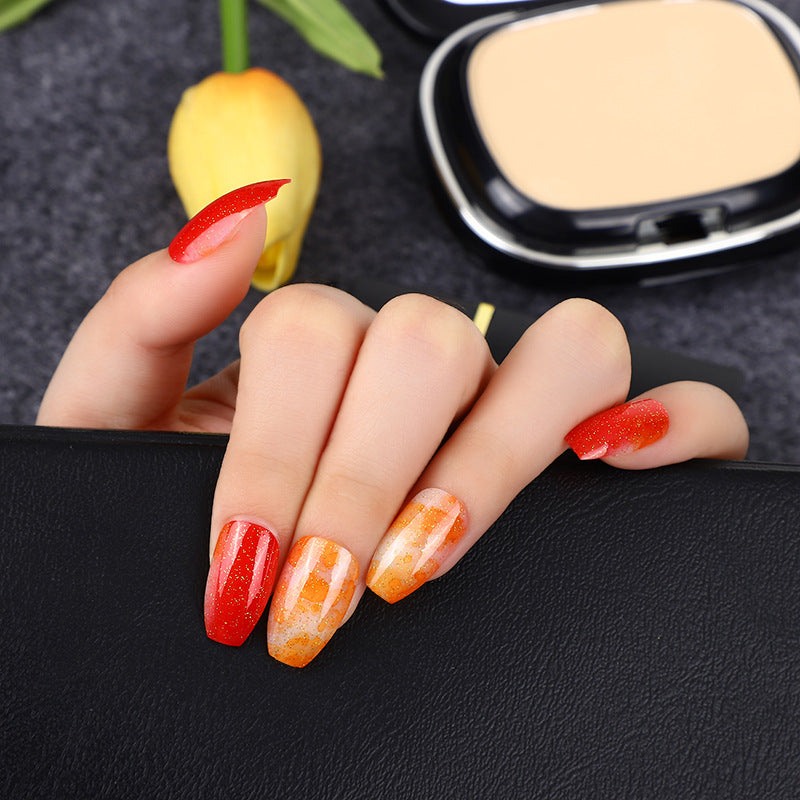 Luxury glitter design artificial nails Bowlift