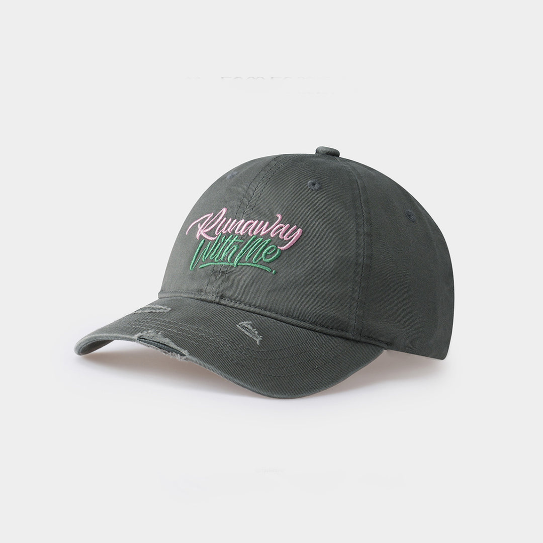 Distressed Inspirational Quote Baseball Cap