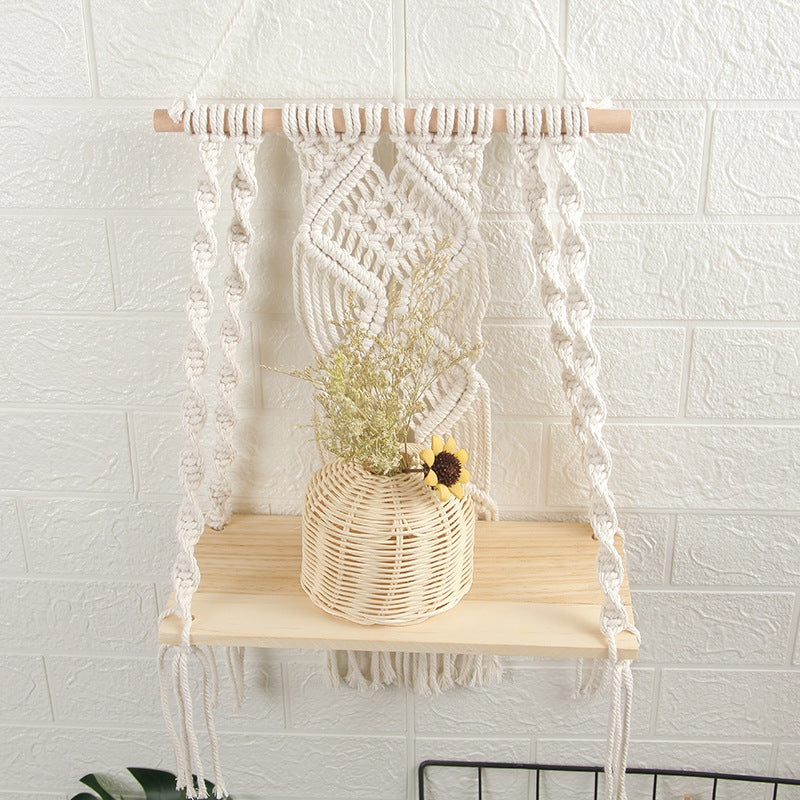 Decorative Macramé Swing Shelf Bowlift