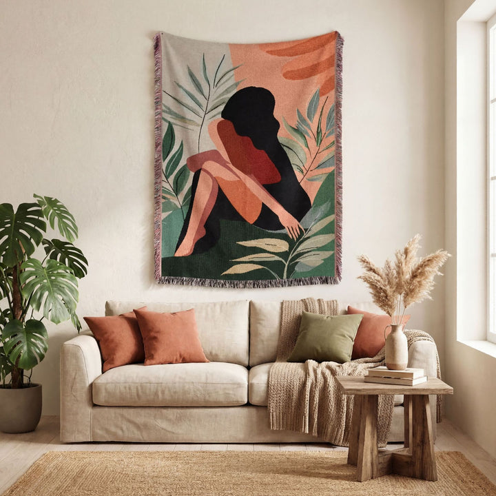 Decorative Cat Tapestry Blanket