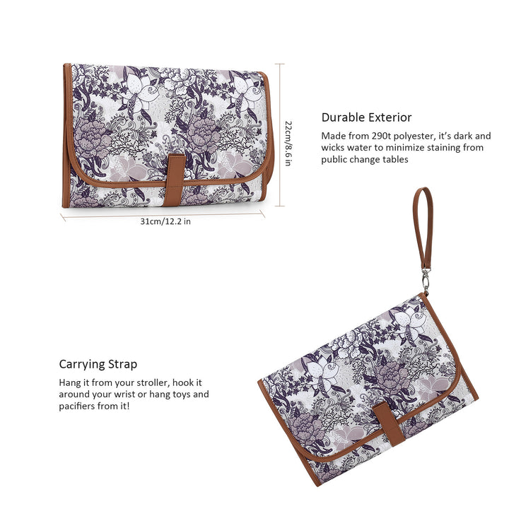 Small Shoulder Bag with Floral Patterns Bowlift