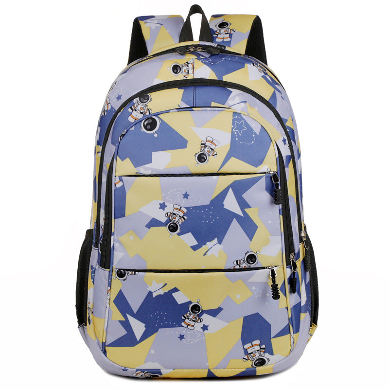 Fashionable school backpack with astronaut motif Bowlift