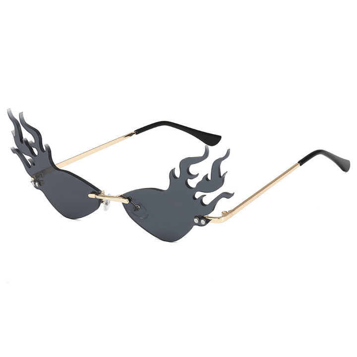 Women's fashionable sunglasses with flame-shaped design Bowlift
