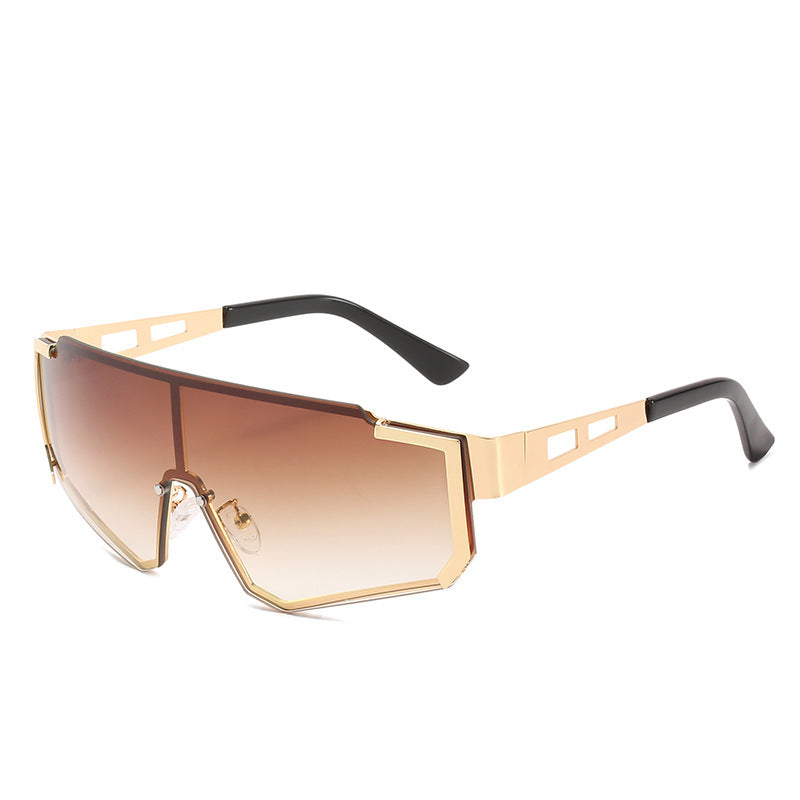 Women Oversized Sporty Sunglasses with Modern Frame Bowlift