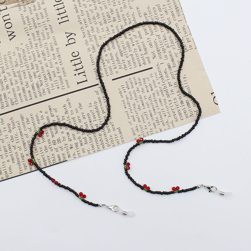 Elegant Pearl Chain Eyewear Holder Bowlift