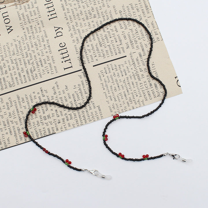Elegant Pearl Chain Eyewear Holder Bowlift
