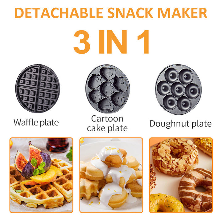 Multifunctional Mini Waffle Maker Bowlift