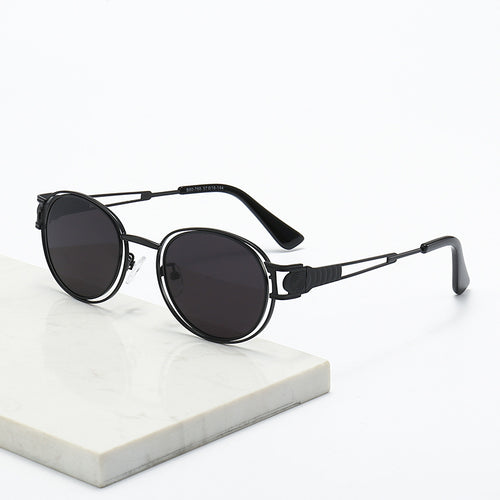 Women's sunglasses with fashionable metal frame and comfortable nose pads Bowlift