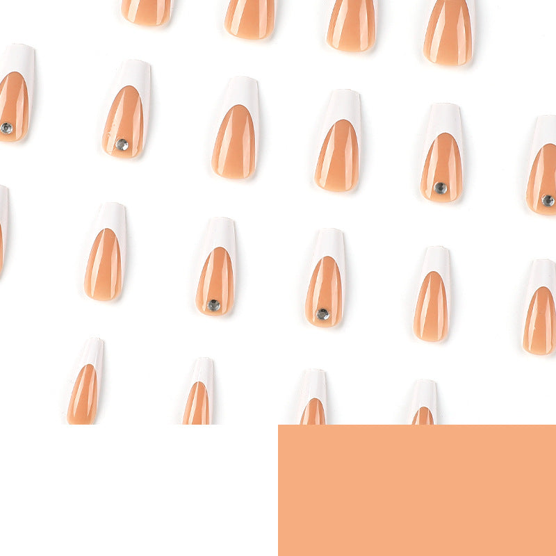 Artful Nail Extensions with Elegant French Tips Bowlift